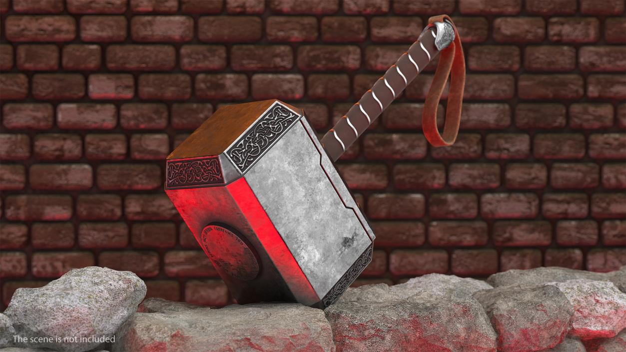 Thor Hammer Mjolnir 3D model