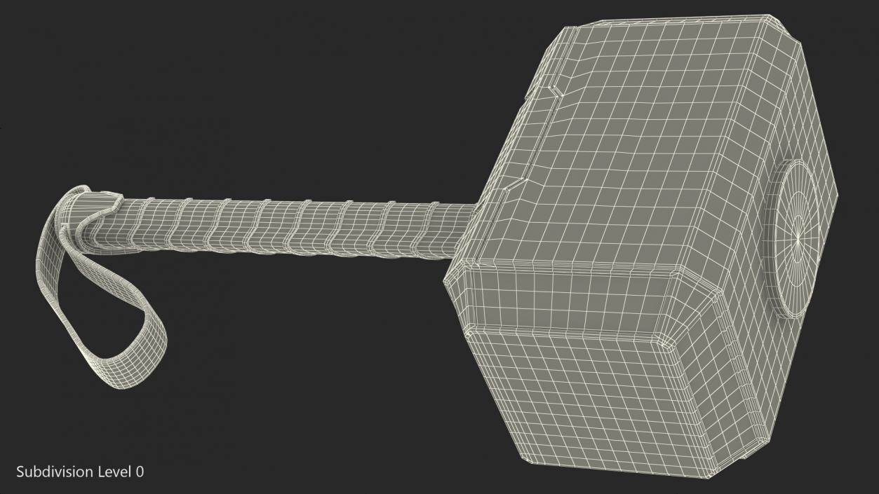 Thor Hammer Mjolnir 3D model