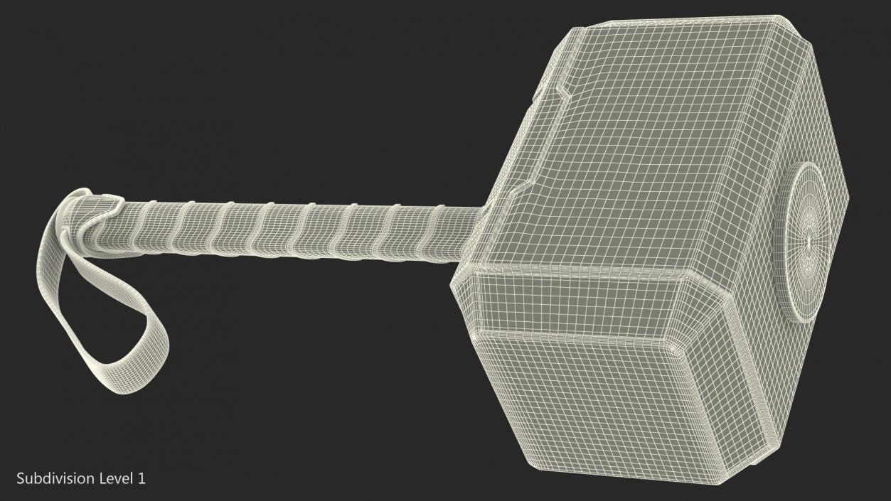 Thor Hammer Mjolnir 3D model