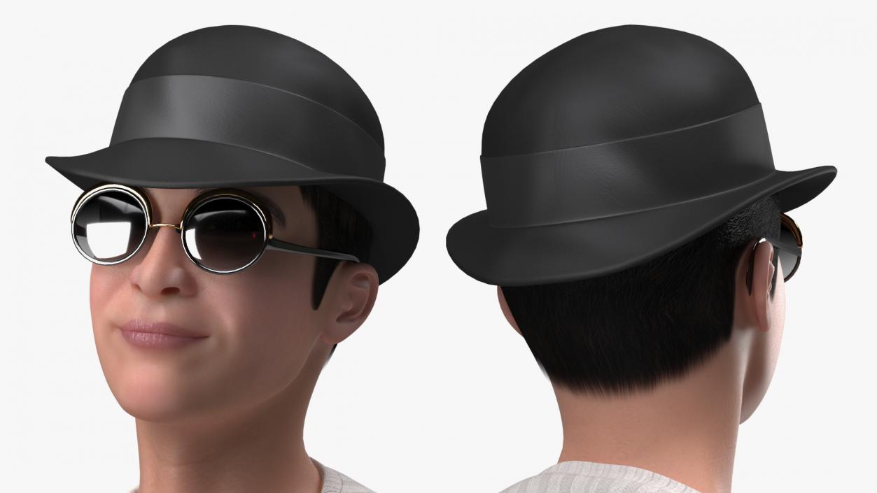 3D Fashionable Chinese Man model