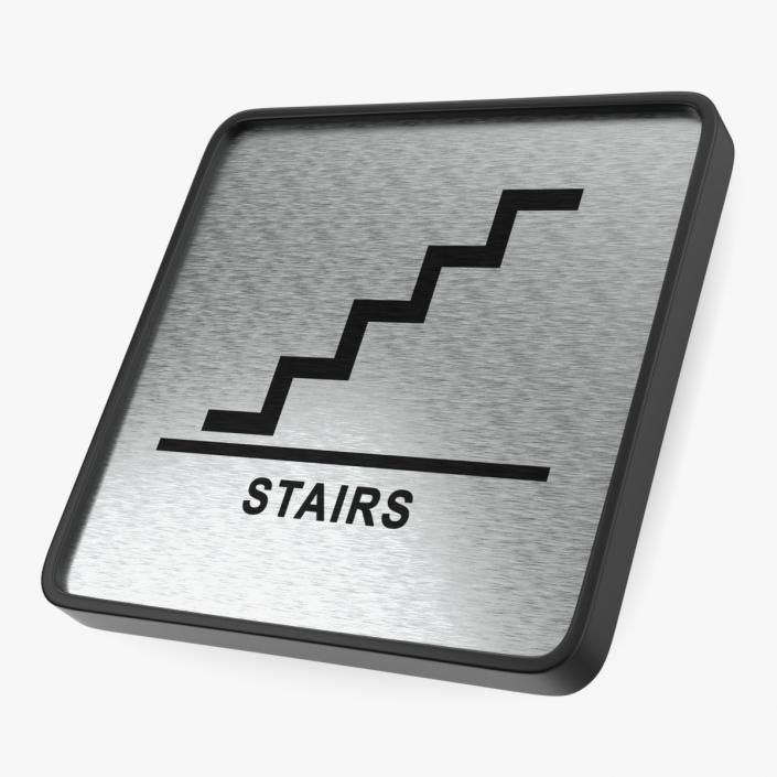 Stairs Compliance Sign 3D