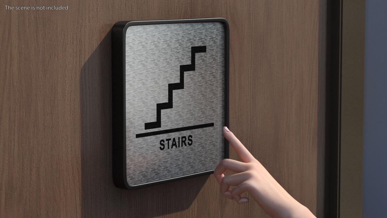 Stairs Compliance Sign 3D