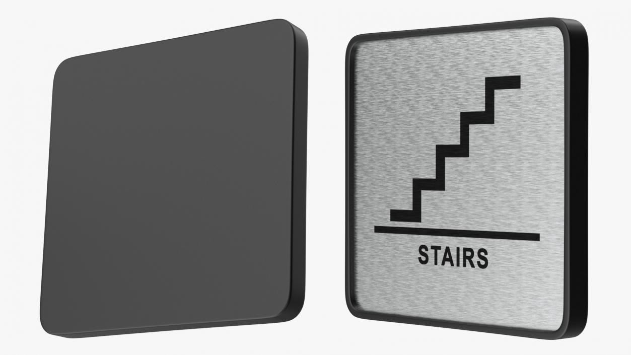 Stairs Compliance Sign 3D