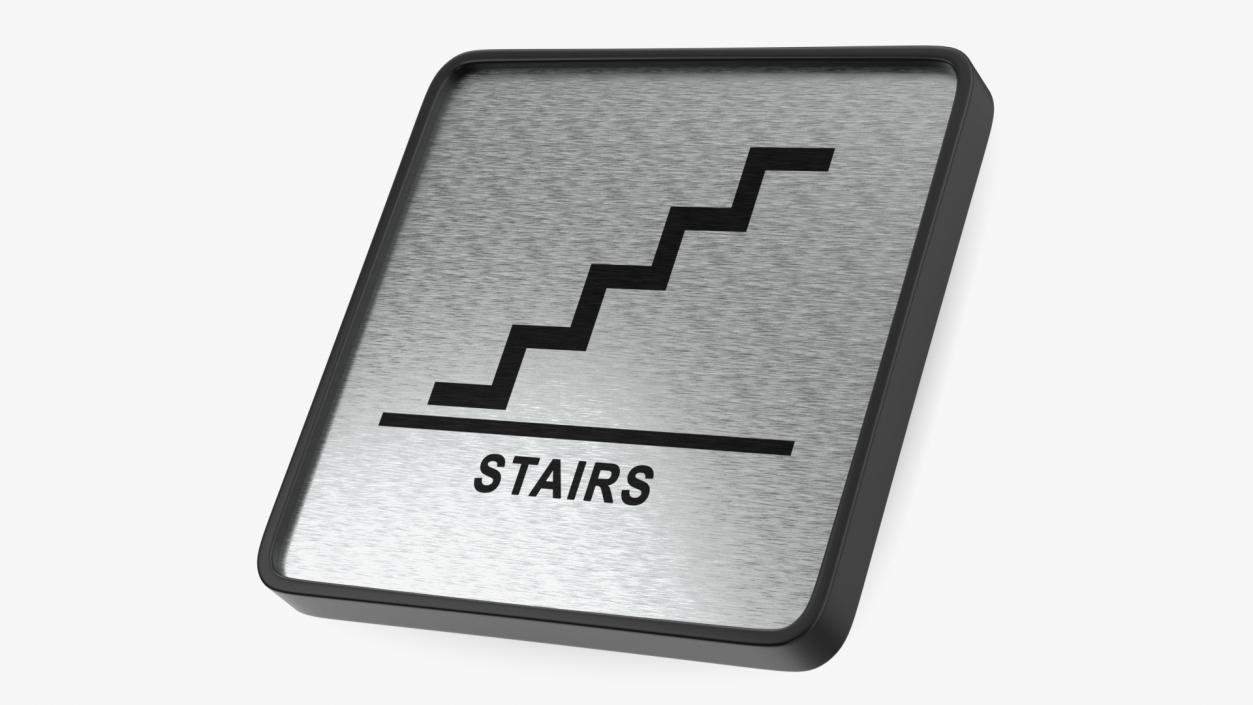 Stairs Compliance Sign 3D