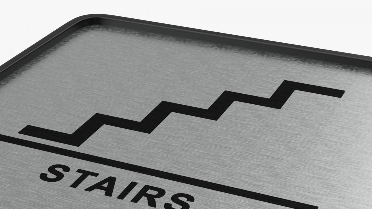 Stairs Compliance Sign 3D