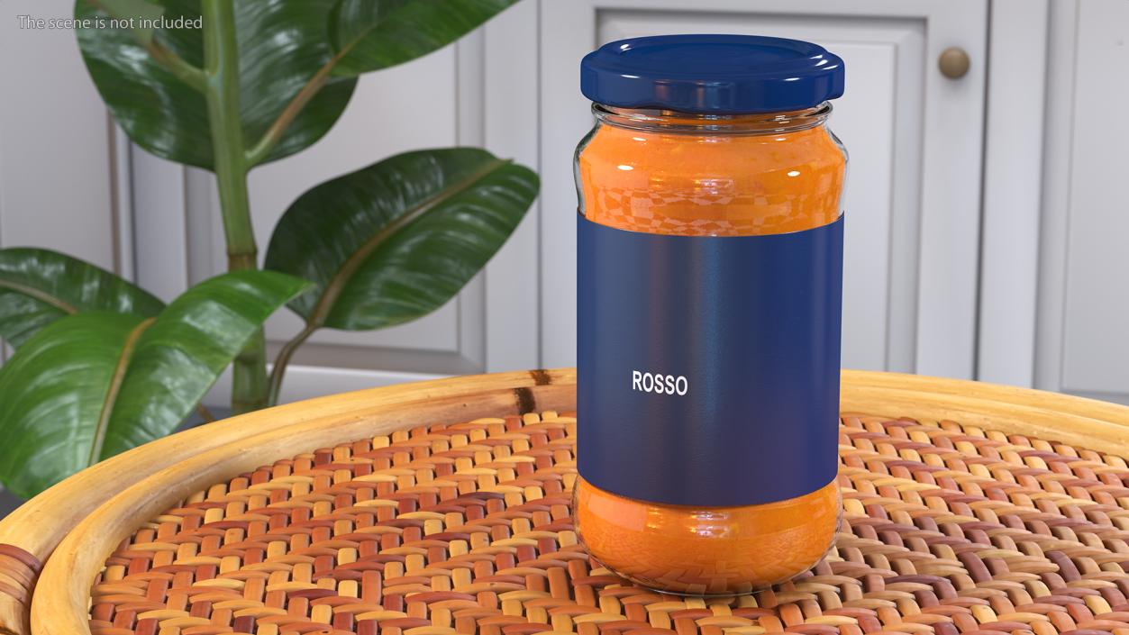 3D Rosso Pasta Sauce Pot