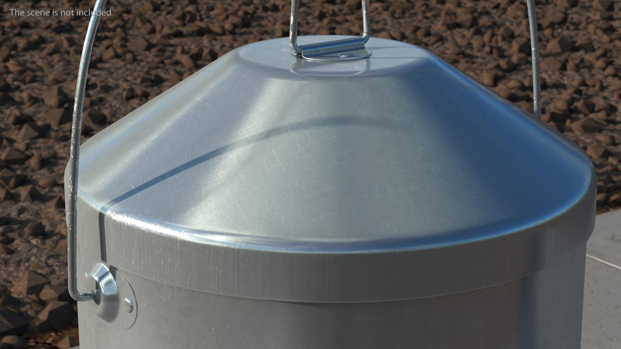 Tuff Stuff Galvanized Poultry Feeder 44Lbs 3D