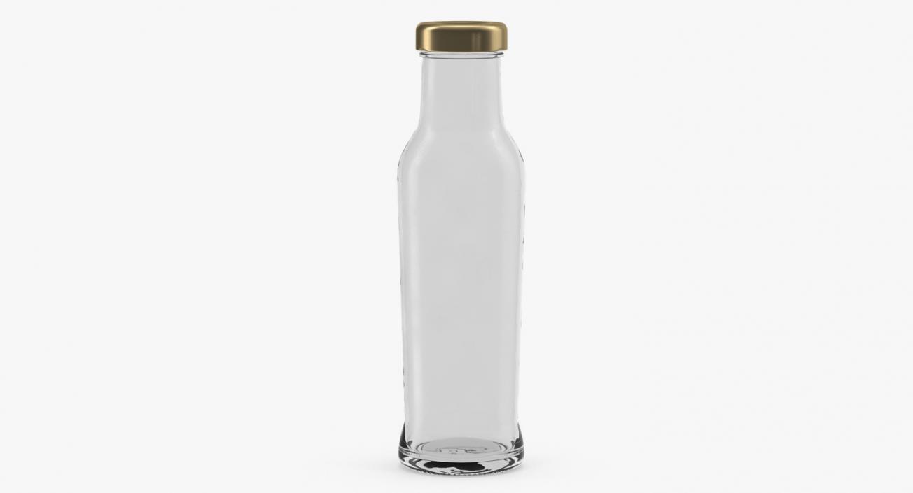 3D Glass Bottle Empty model