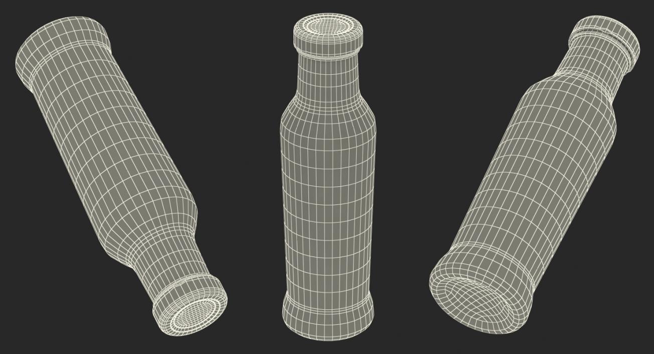 3D Glass Bottle Empty model