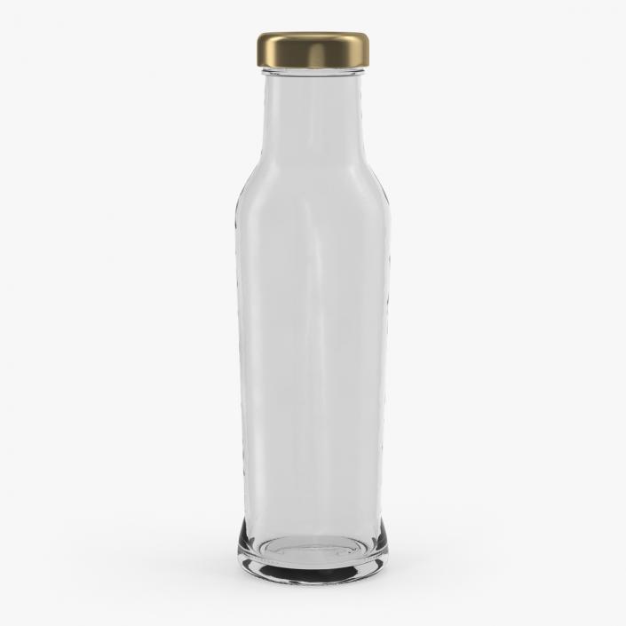 3D Glass Bottle Empty model