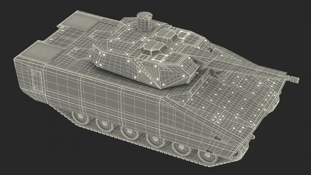 3D New Generation Tracked Infantry Fighting Vehicle model