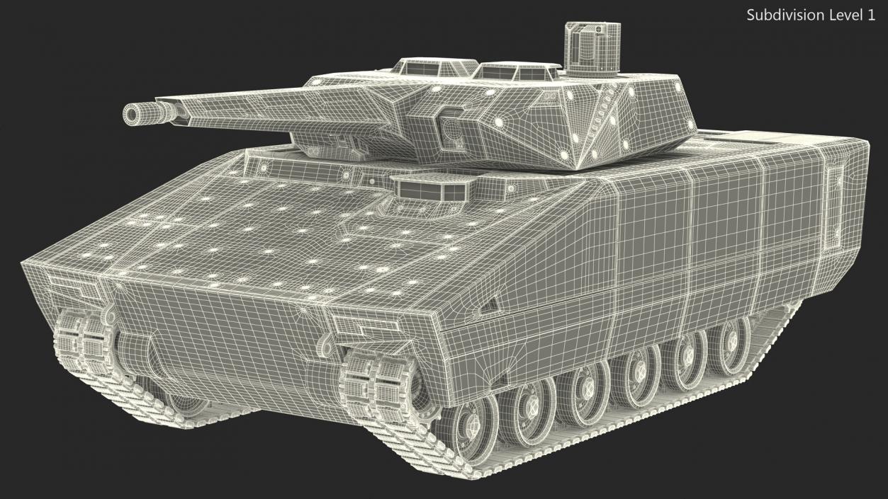 3D New Generation Tracked Infantry Fighting Vehicle model