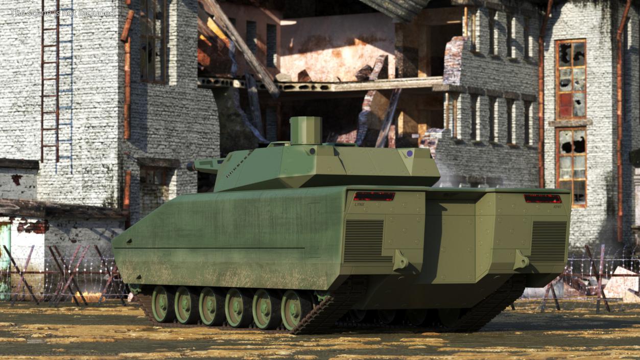 3D New Generation Tracked Infantry Fighting Vehicle model