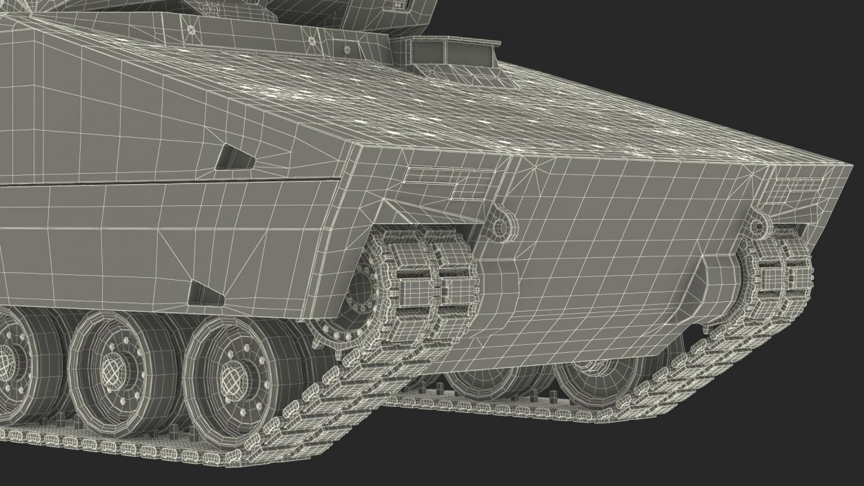 3D New Generation Tracked Infantry Fighting Vehicle model