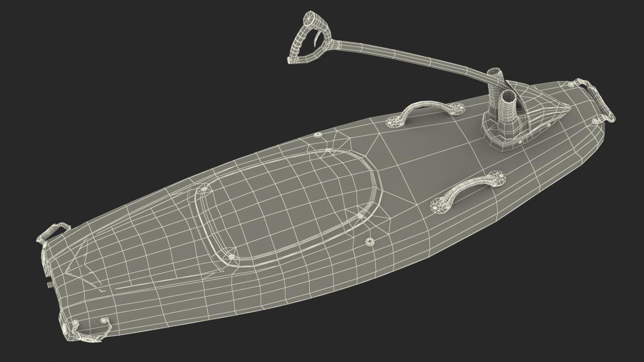 3D Jet Surfboard model