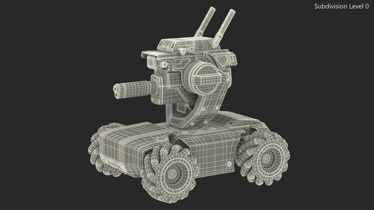 3D model Mini Tank Drone