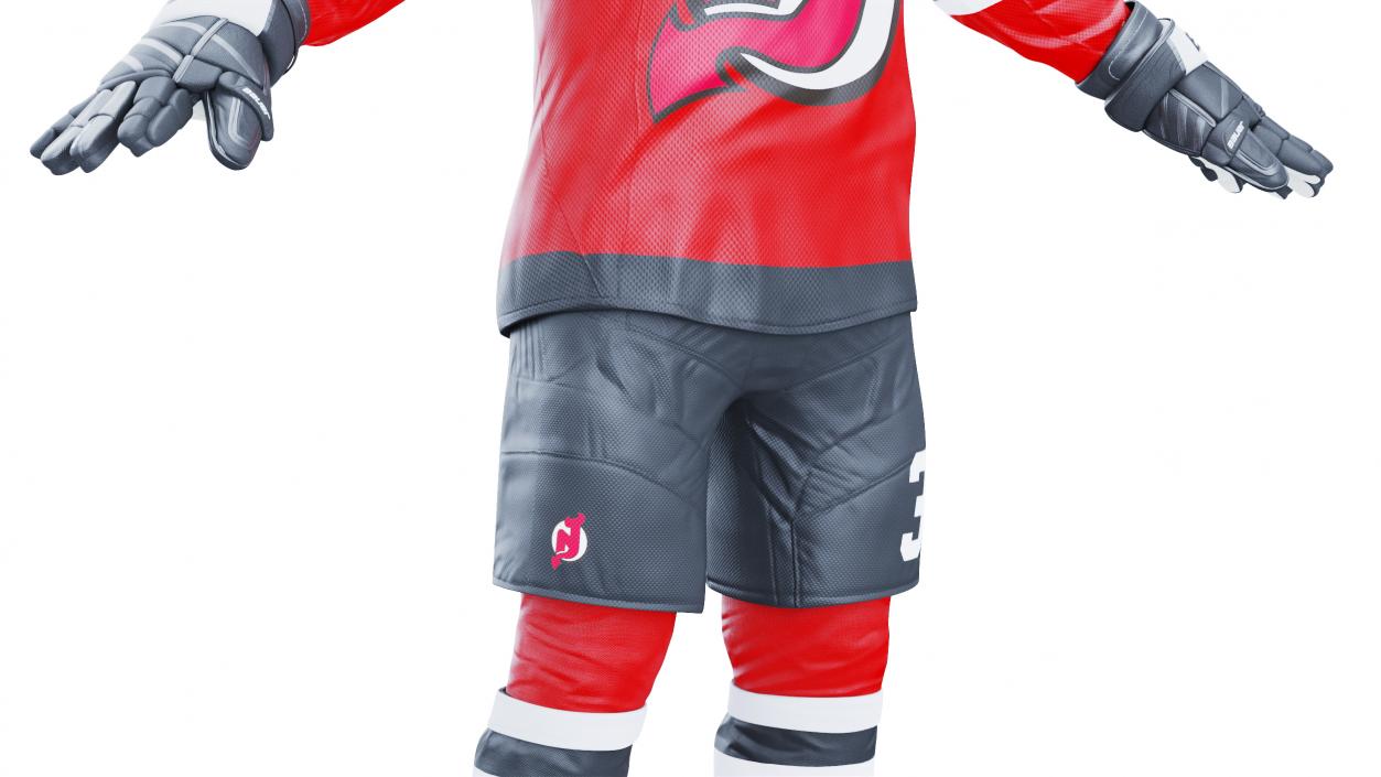 Hockey Uniform New Jersey Devils 3D