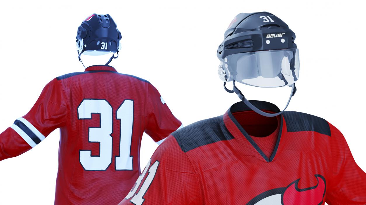 Hockey Uniform New Jersey Devils 3D