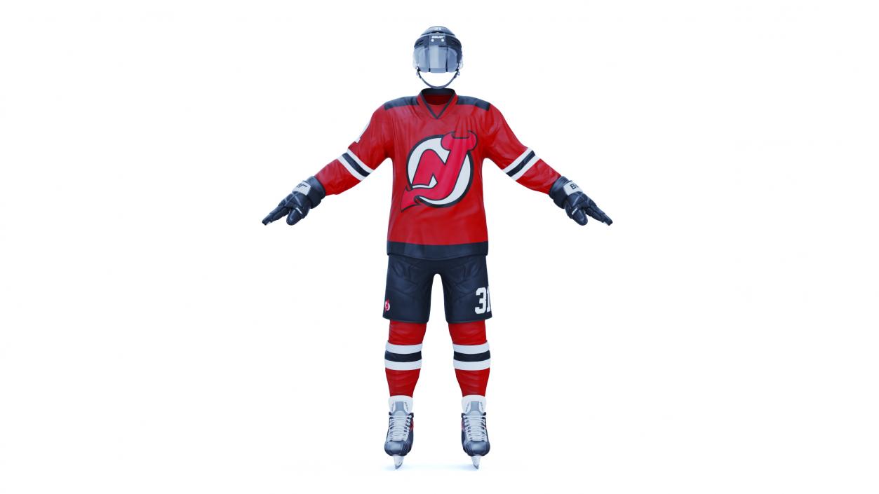 Hockey Uniform New Jersey Devils 3D