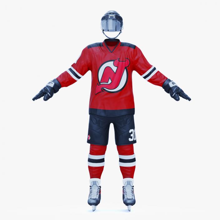 Hockey Uniform New Jersey Devils 3D