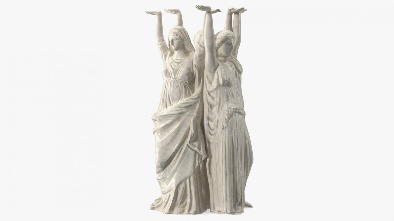 3D Nymphs Sculpture