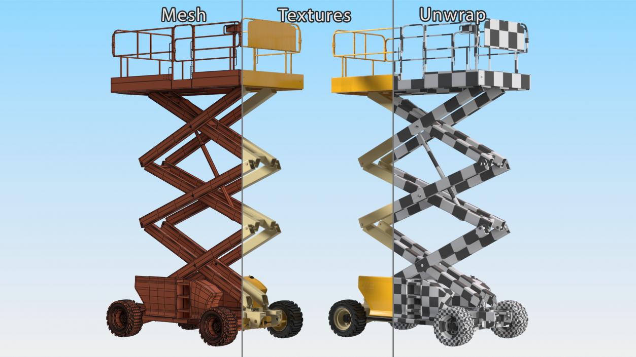 3D model Electric Platform Scissor Lift