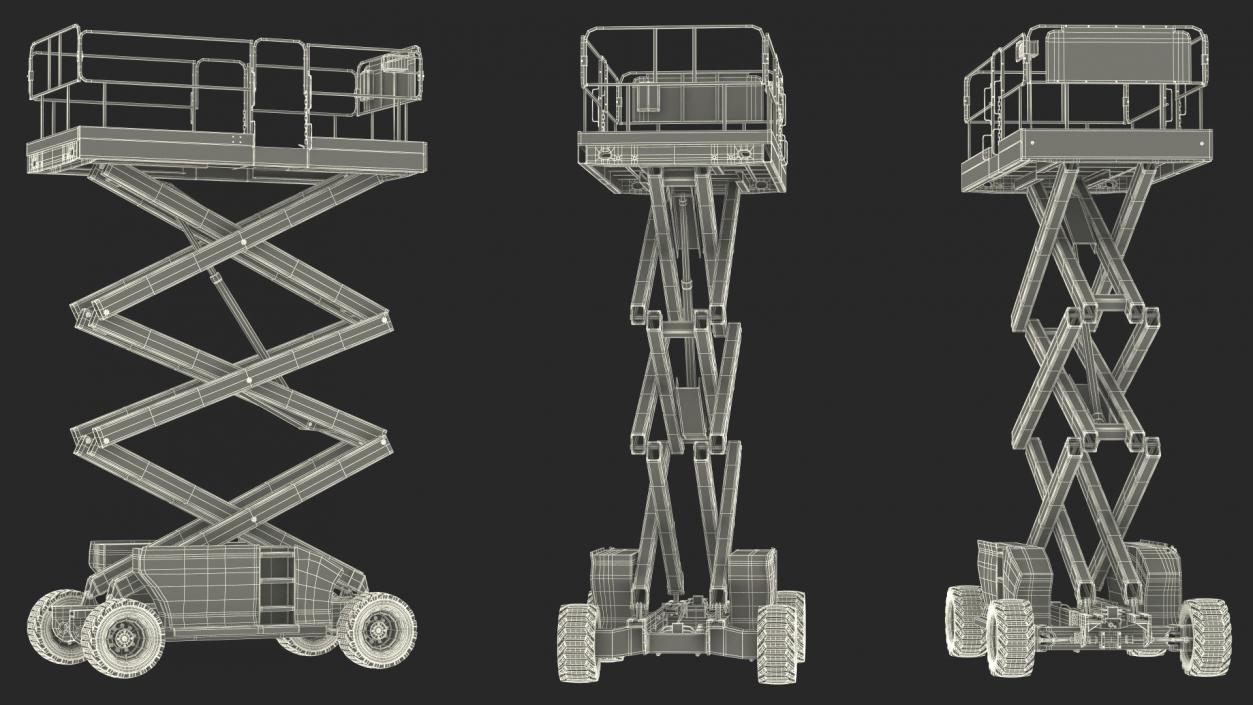 3D model Electric Platform Scissor Lift