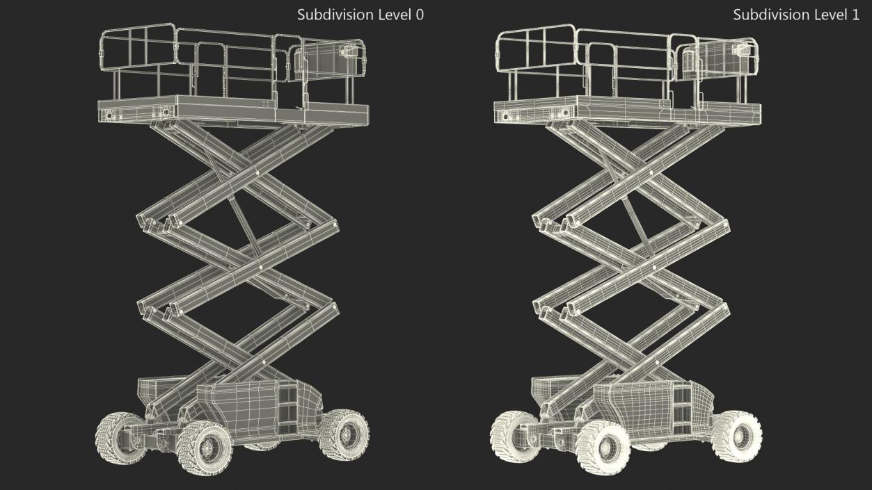 3D model Electric Platform Scissor Lift