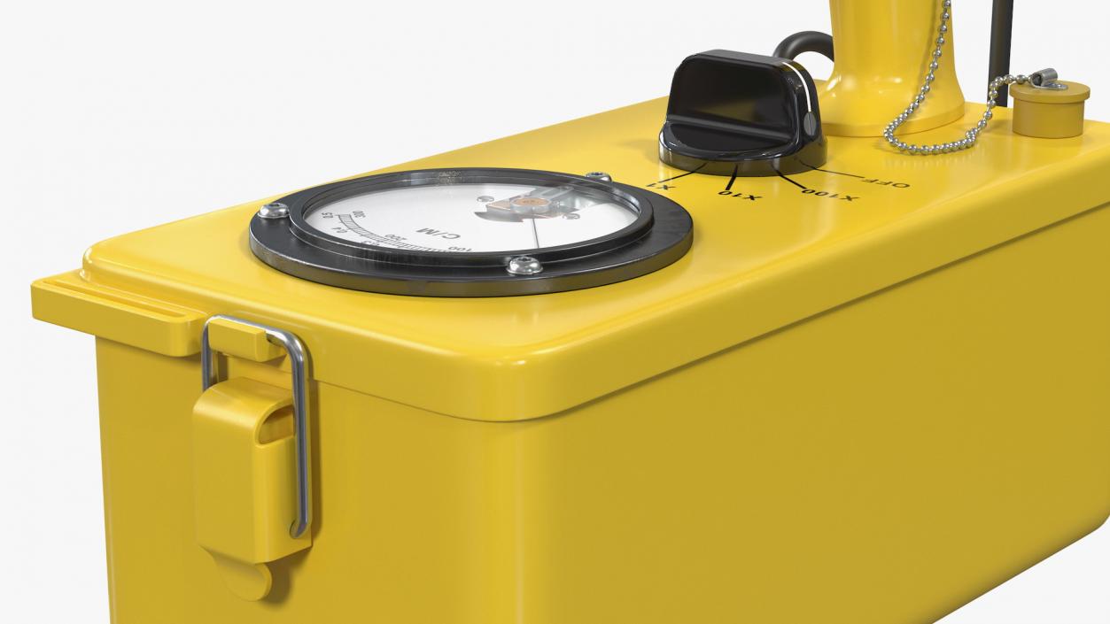 3D Civil Defence Geiger Counter model