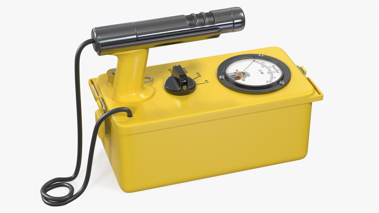 3D Civil Defence Geiger Counter model