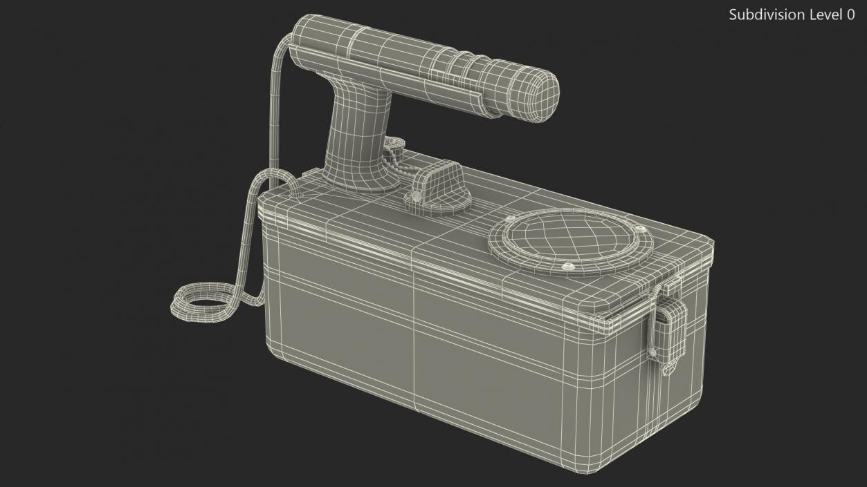 3D Civil Defence Geiger Counter model