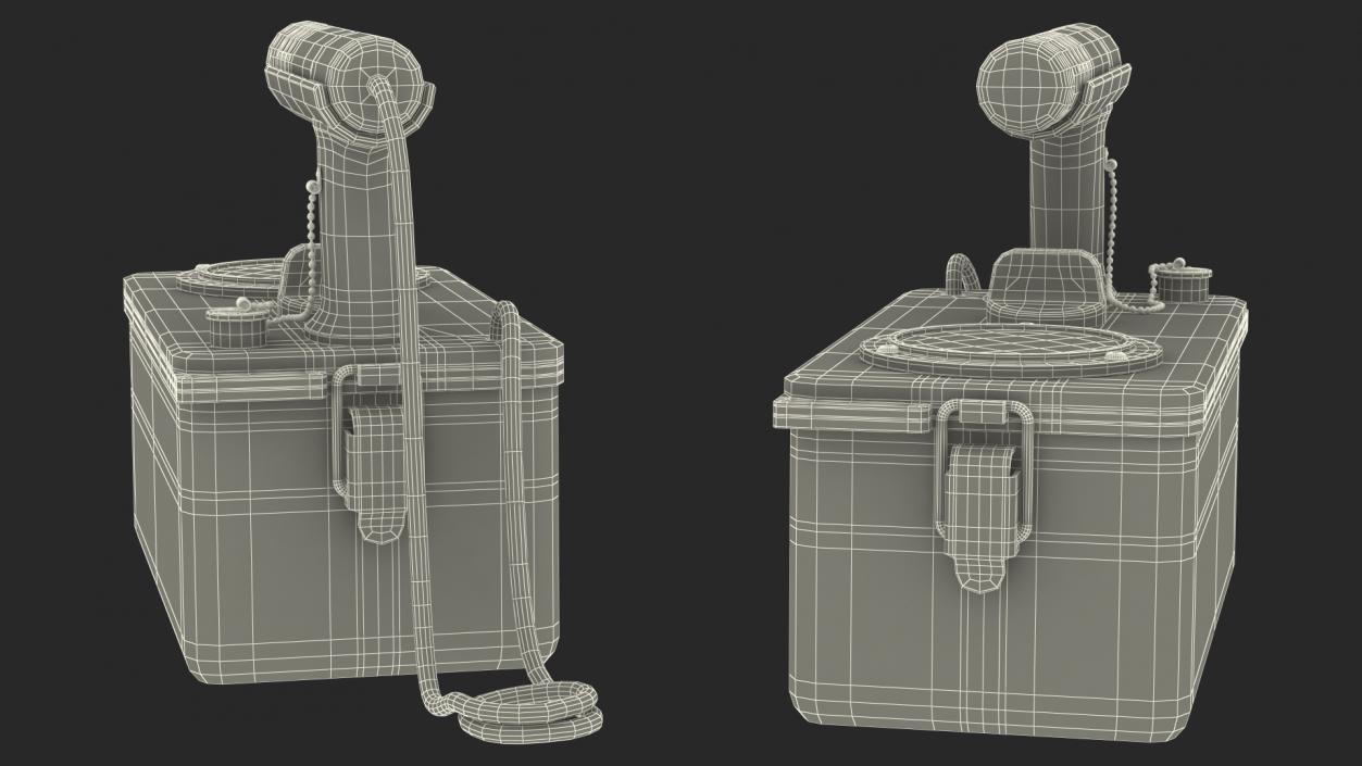 3D Civil Defence Geiger Counter model