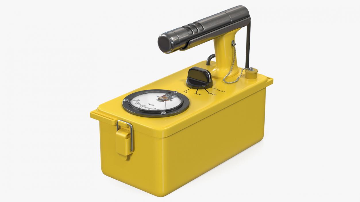 3D Civil Defence Geiger Counter model