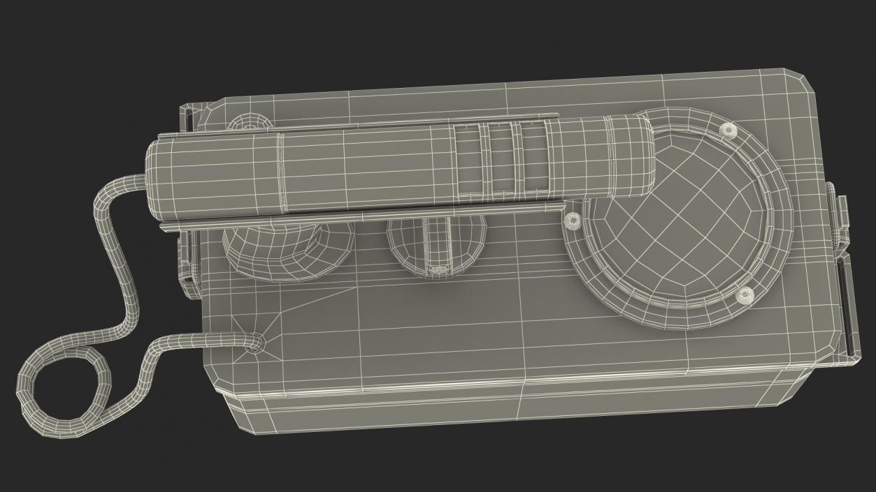 3D Civil Defence Geiger Counter model