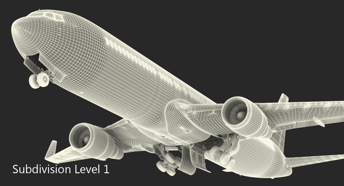 Boeing 767-300ER Generic 3D model