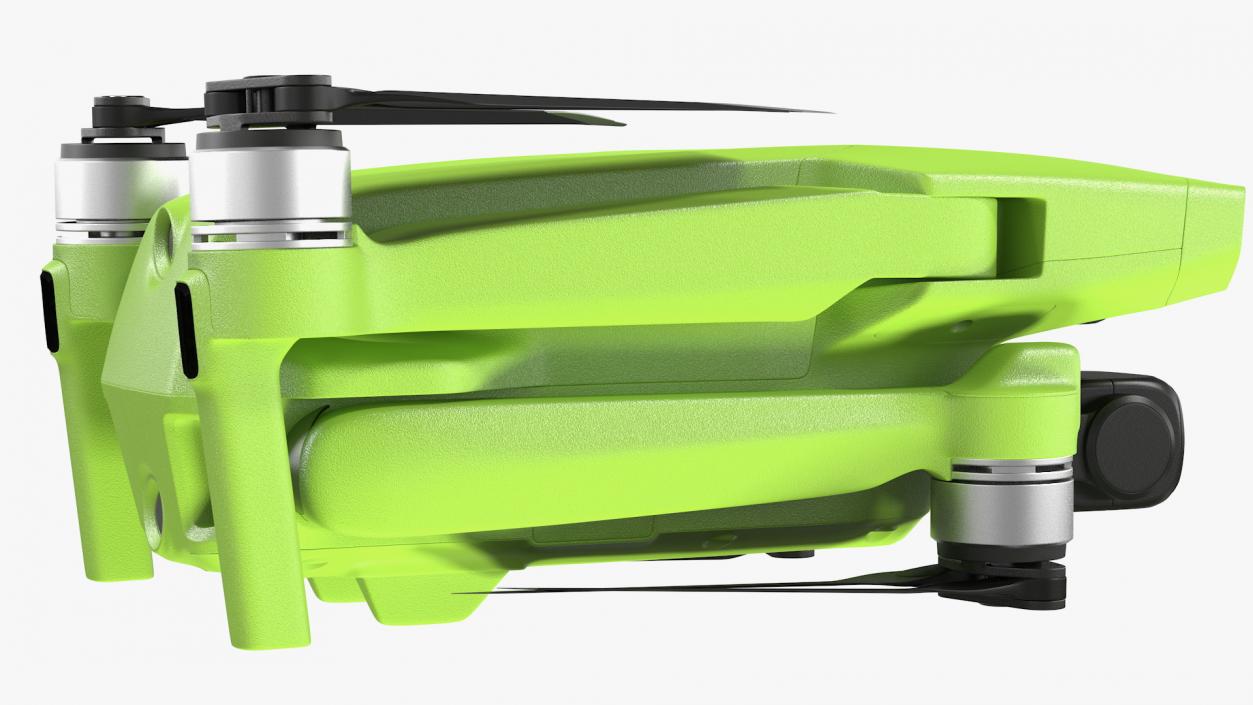 3D model Drone Quadcopter with Camera Folded