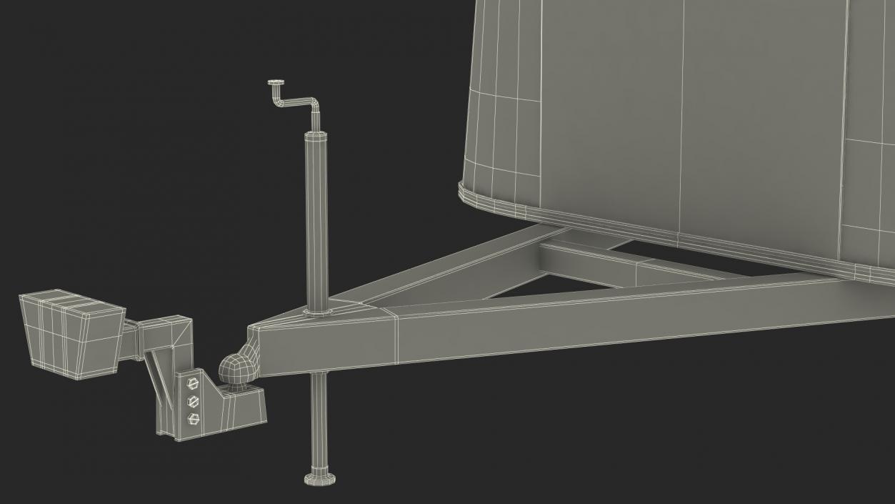 Double Fire Exit Doors with Panic Bar 3D