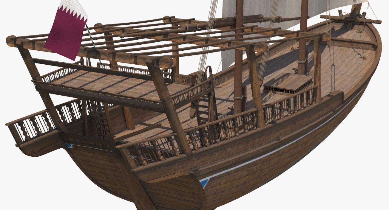 Qatar Traditional Boat 3D