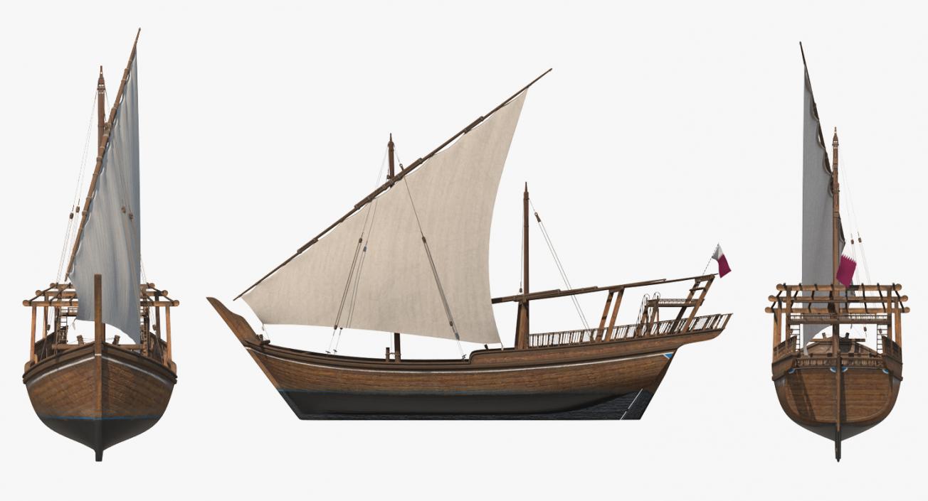 Qatar Traditional Boat 3D