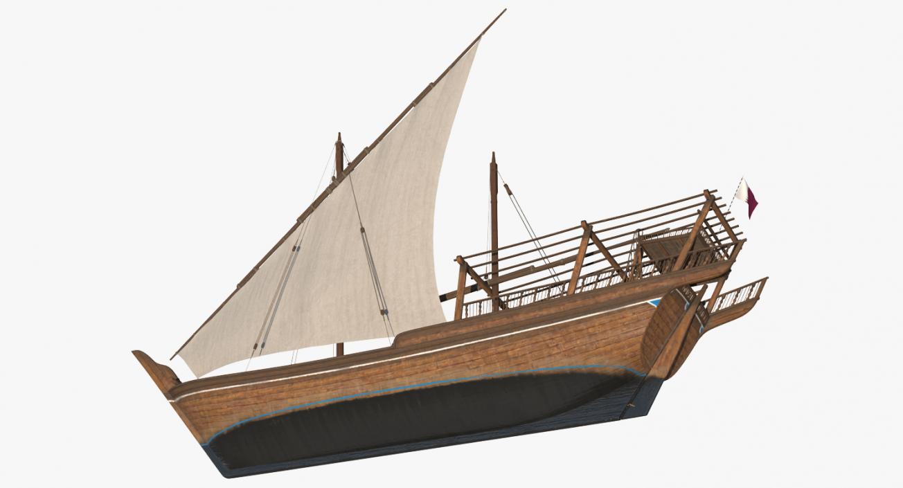 Qatar Traditional Boat 3D