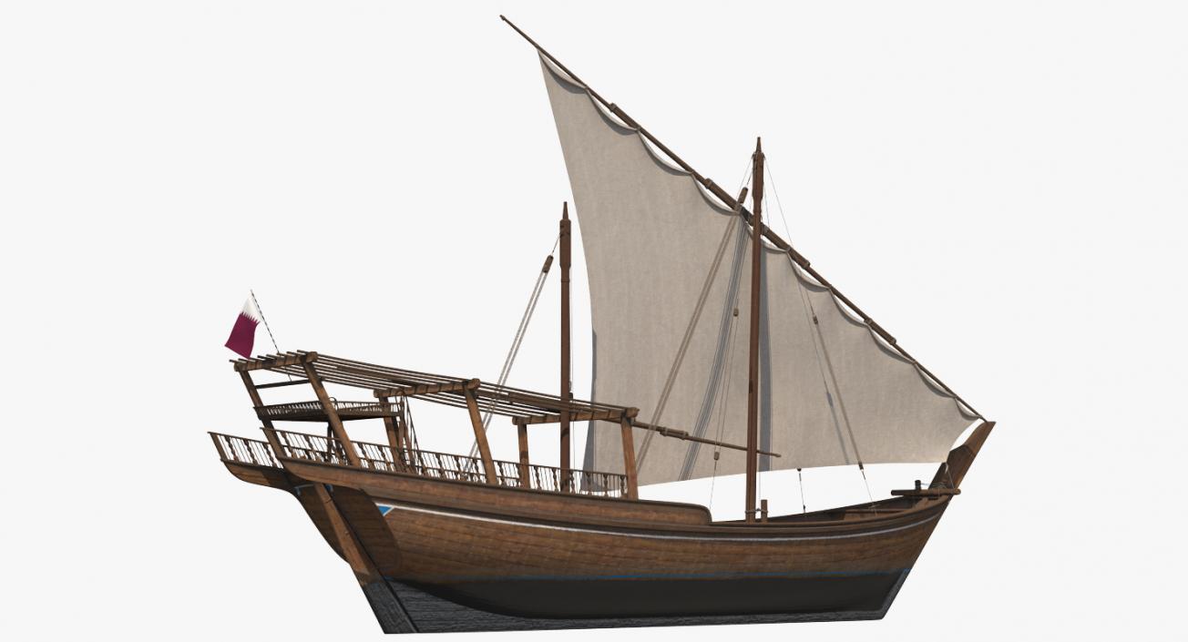 Qatar Traditional Boat 3D