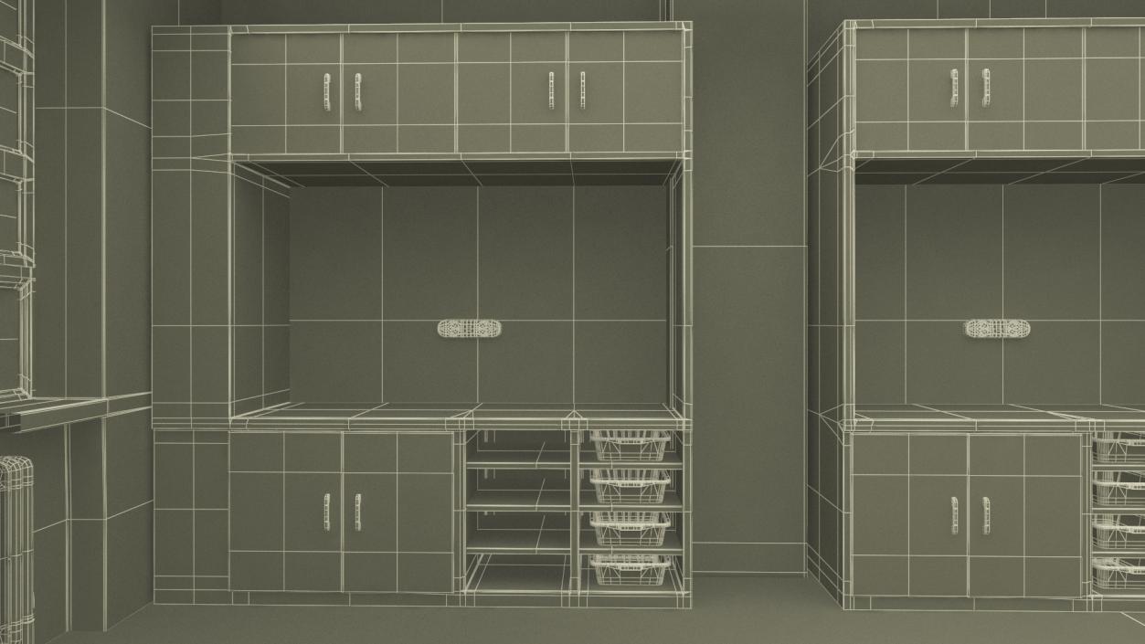 3D Modern Interior of the School Chemistry Classroom 2