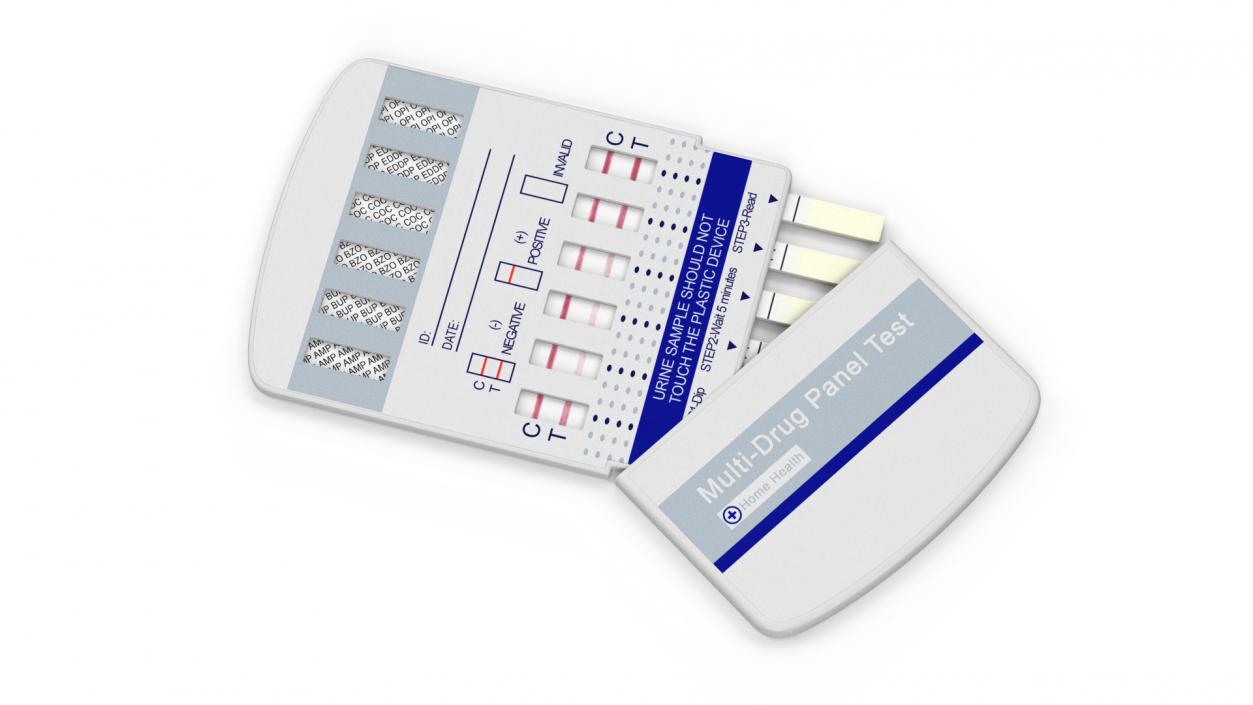 3D One Step Drug Testing Kit Used1