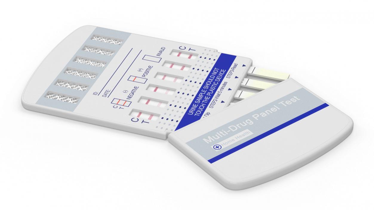 3D One Step Drug Testing Kit Used1