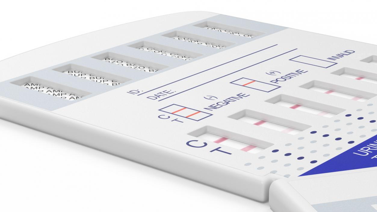 3D One Step Drug Testing Kit Used1