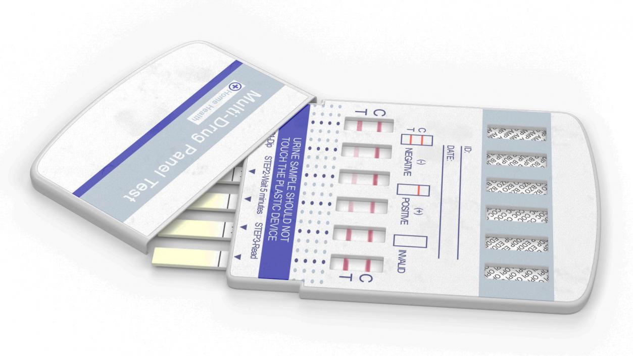 3D One Step Drug Testing Kit Used1