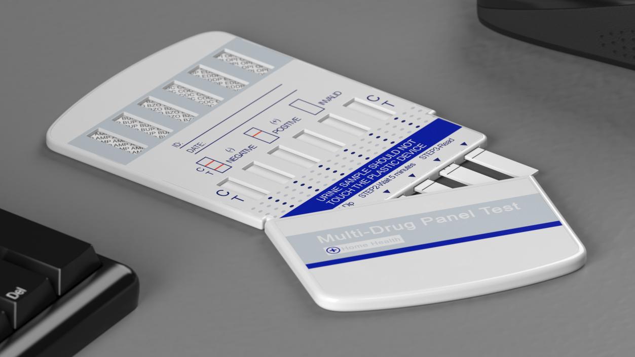 3D One Step Drug Testing Kit Used1