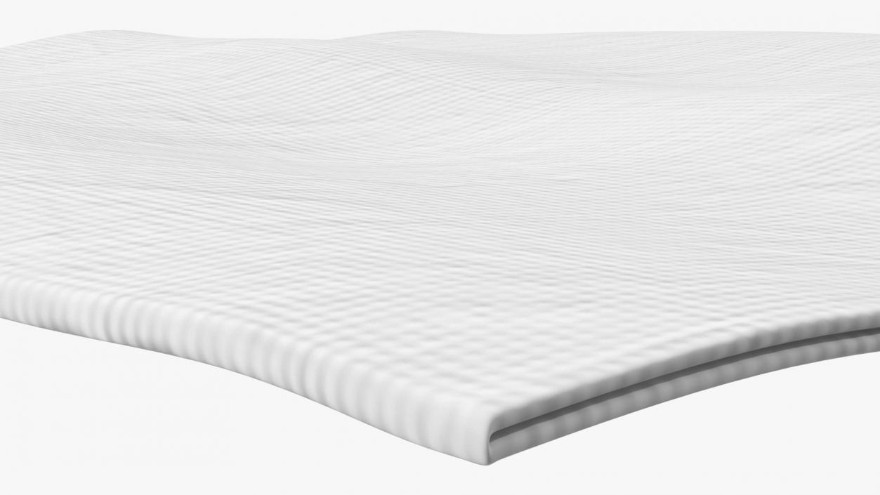 Stack of White Napkins 3D