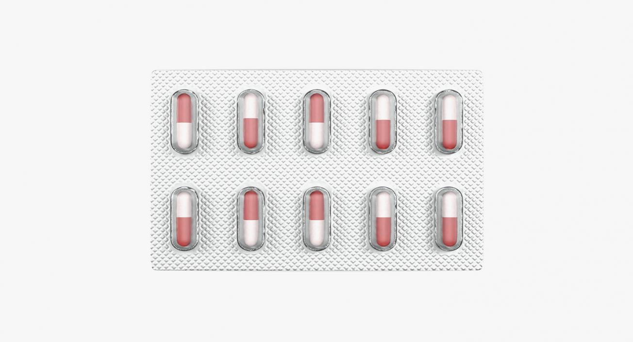 Pills Packs Collection 3D