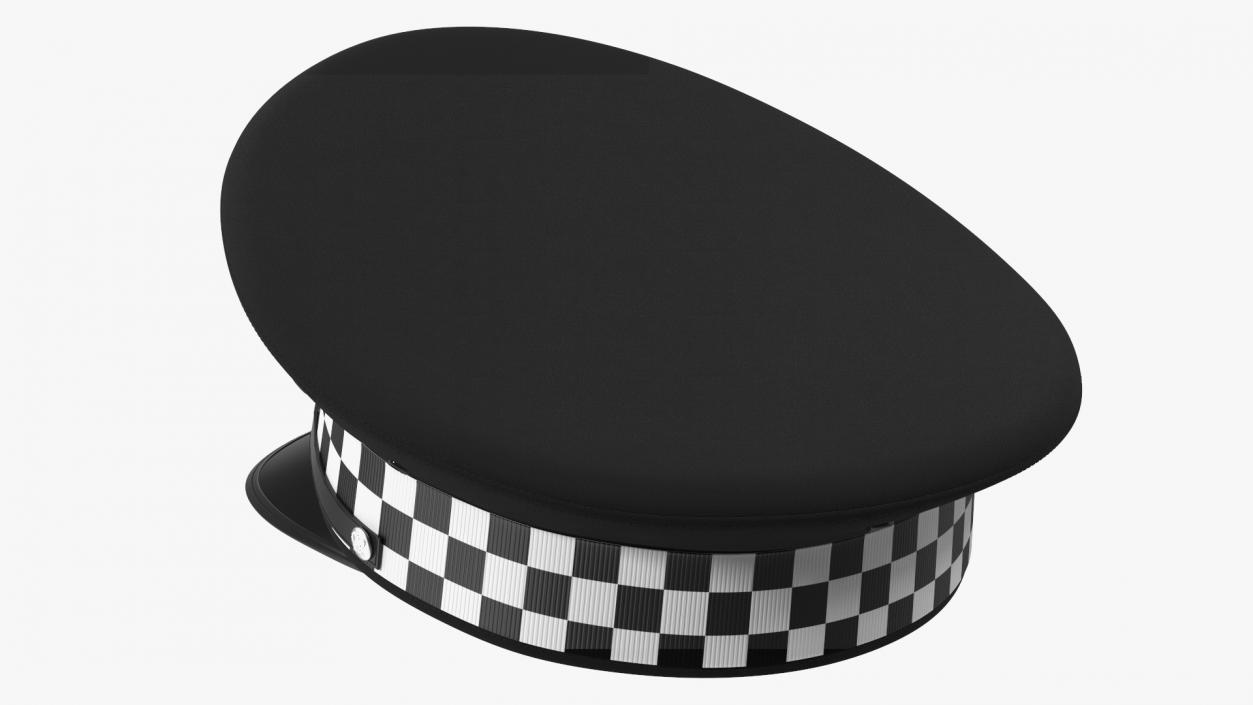 3D British Police Force Peaked Cap